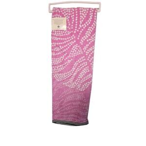 Betsey Johnson NWT Beach Towel Pink Palms Floral 100% Cotton 36 x 68‎